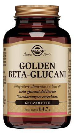 Solgar Golden Beta - Glucani Integratore per le Difese Immunitarie 60 tavolette