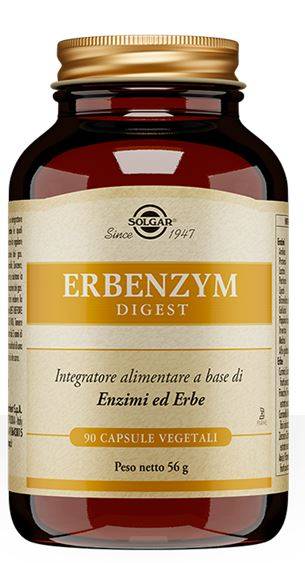 Solgar Erbenzym Digest Integratore per la digestione 90 capsule vegetali
