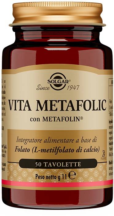 Solgar Vita Metafolic Integratore di Acido Folico 50 tavolette
