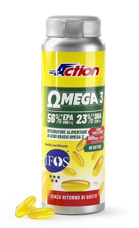 ProAction Omega 3 Integratore per Sportivi 90 softgel