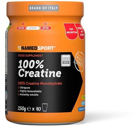 Named Sport 100% Creatine Integratore per Sportivi 250 g