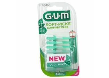 Gum Soft - Picks Comfort Flex Mint Scovolino Interdentale Misura M 40 pezzi
