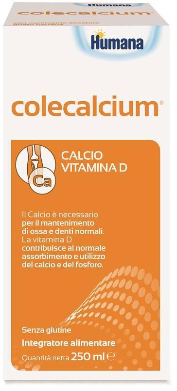Humana Colecalsium Integratore per ossa e denti normali 250 ml