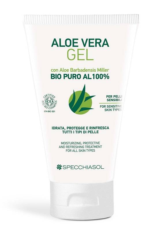 Specchiasol Aloe Vera Gel Bio Puro 100% 150 ml