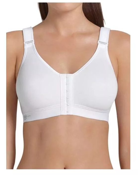 Anita Active 5523 Reggiseno Con Apertura Frontale Bianco EU90 Cup B