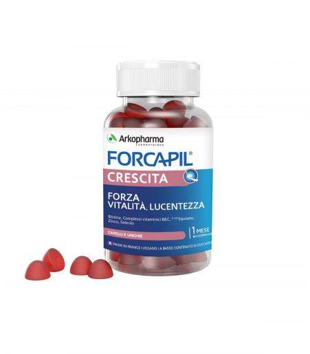 Arkopharma Forcapil Crescita Integratore per la Crescita dei Capelli 60 gommose