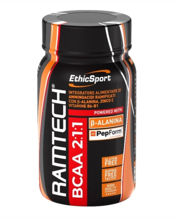 EthicSport Ramtech BCAA 2:1:1 Integratore di Aminoacidi 120 compresse da 1500 mg