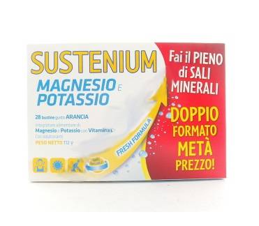 Sustenium Magnesio e Potassio Integratore di Sali Minerali 28 bustine Promo