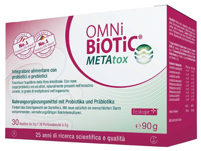 Omni Biotic Metatox Integratore per il benessere intestinale 30 bustine x 3 g