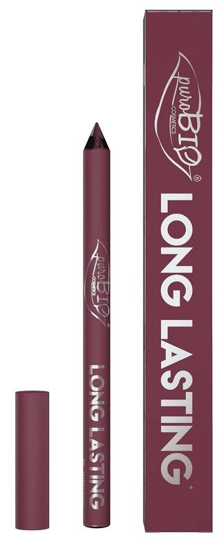 Purobio Cosmetics Matita Labbra Long Lasting 011L Colore Malva Scuro