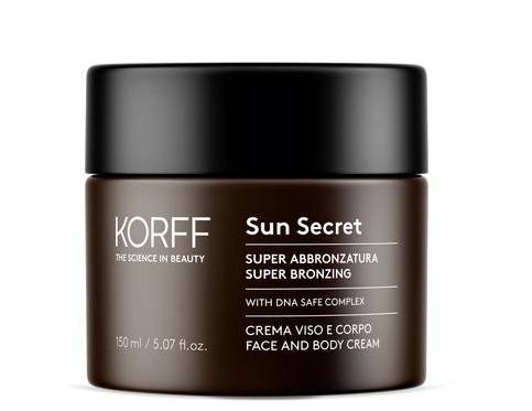 Korff Sun Secret Crema Super Abbronzatura per Viso e Corpo 150 ml