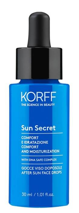 Korff Sun Secret Gocce Doposole Idratanti Riparatrici Viso 30 ml