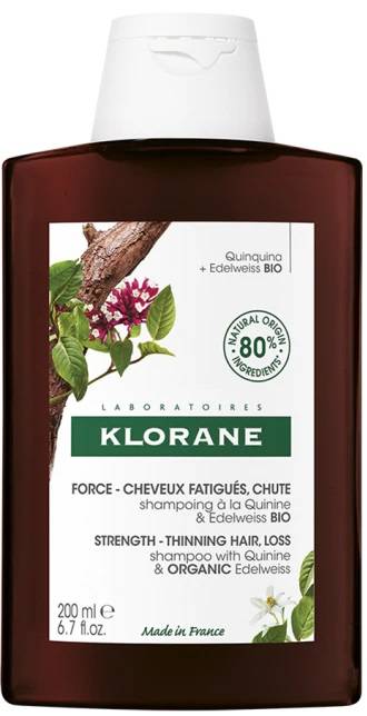 Klorane Shampoo alla Chinina - Stella Alpina Bio Rinforzante 200 ml