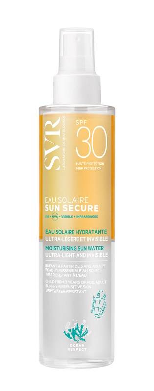 SVR Sun Secure Eau Solaire SPF30 Acqua Solare Idratante per Viso e Corpo 200 ml