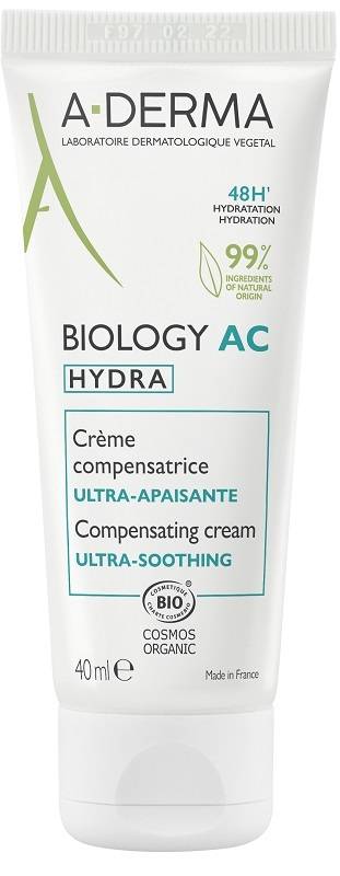 A - Derma Biology AC Hydra Crema Compensatrice Ultra Lenitiva Viso 40 ml