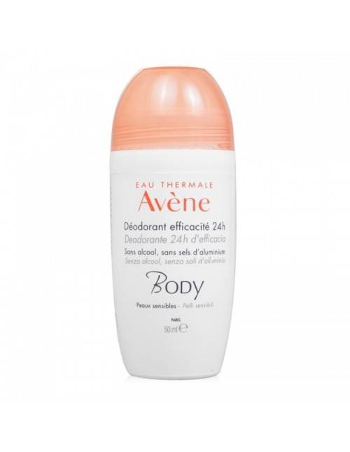 Avène Deo Body Efficacia 24H Deodorante Roll - On per Pelli Sensibili 50 ml