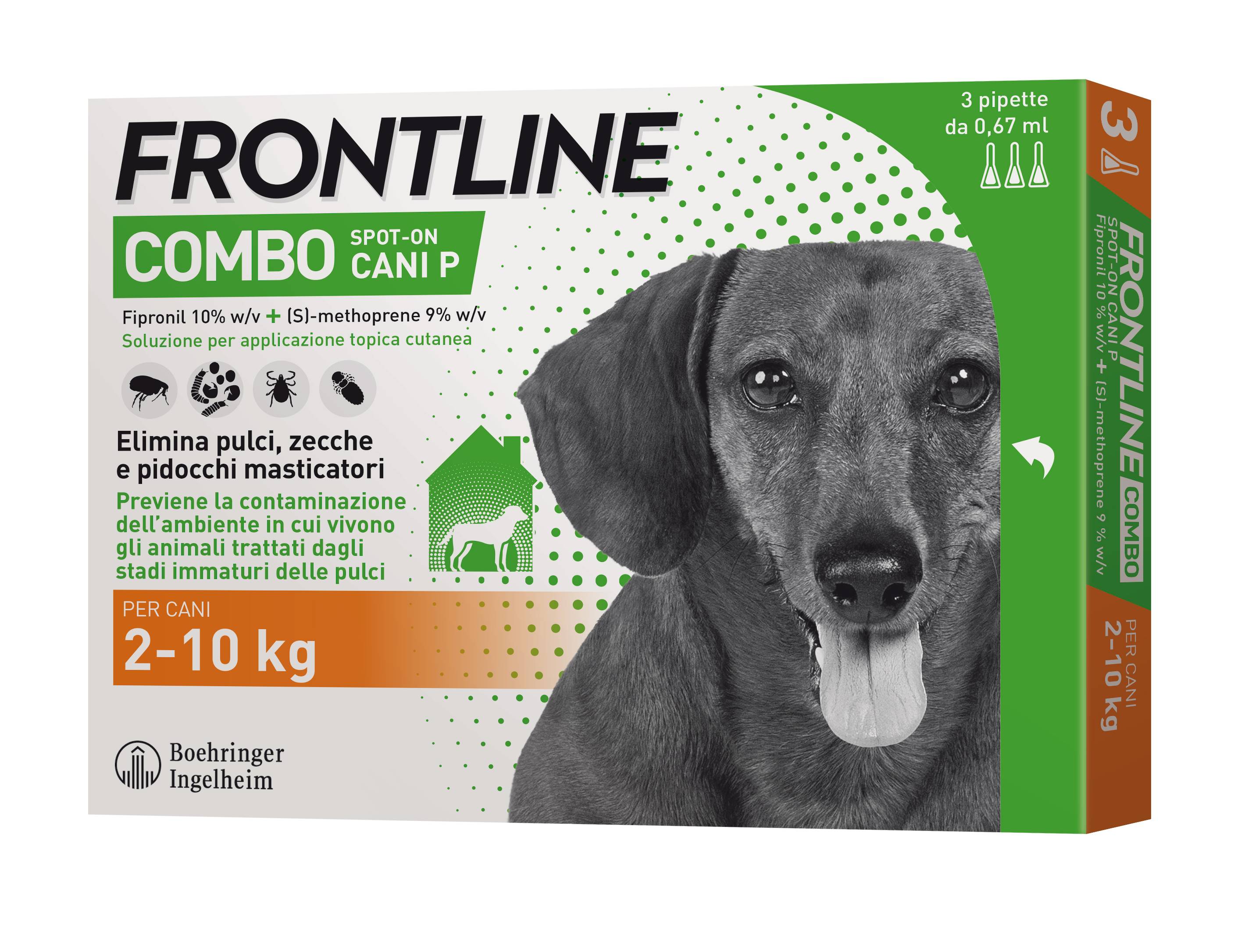 Frontline Combo Spot On Antiparassitario per cani 2 - 10 kg