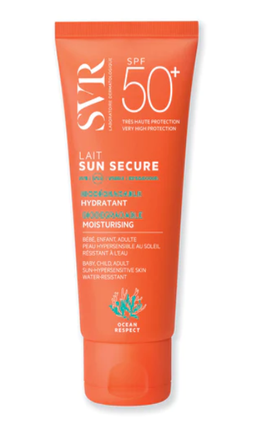 SVR Sun Secure Lait SPF50+ Latte Solare Idratante Viso e Corpo Nuova Formula 100 ml