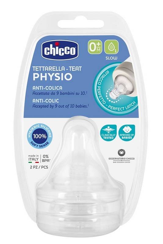 Chicco Tettarella Perfect 0M+ in Silicone 2 Pezzi