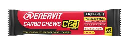 Enervit C2:1 Pro Carbo Chews Caramelle Energetiche Gusto Arancia 34 g