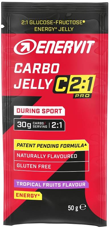 Enervit C2:1 Carbo Jelly Gel Energizzante per Sportivi 50 g