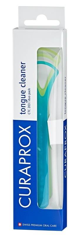 Curaprox Pulisci Lingua CTC 203 Contro l'Alitosi Set 2 pezzi