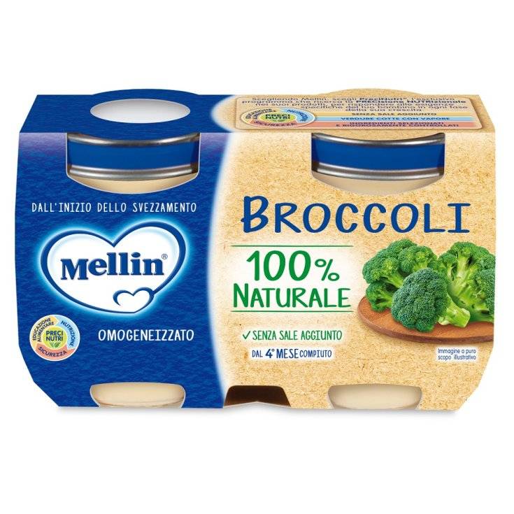 Mellin Broccoli Omogeneizzato 2 x 125 g