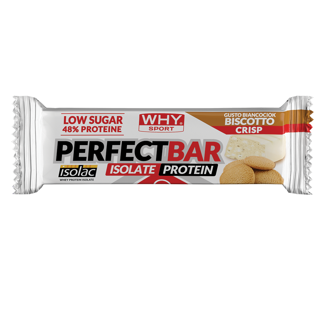 Whysport Perfect Bar Barretta Proteica Gusto Biancociok Biscotto Crisp 50 g
