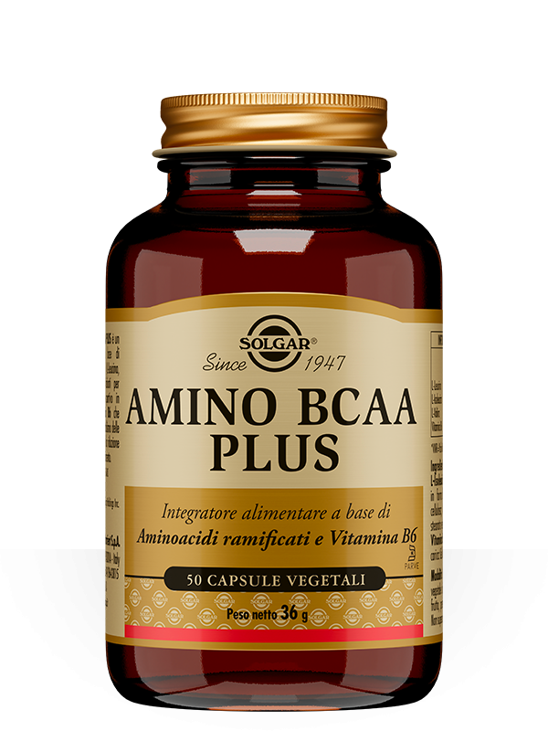 Solgar Amino BCAA Plus Integratore di Aminoacidi Ramificati 50 capsule