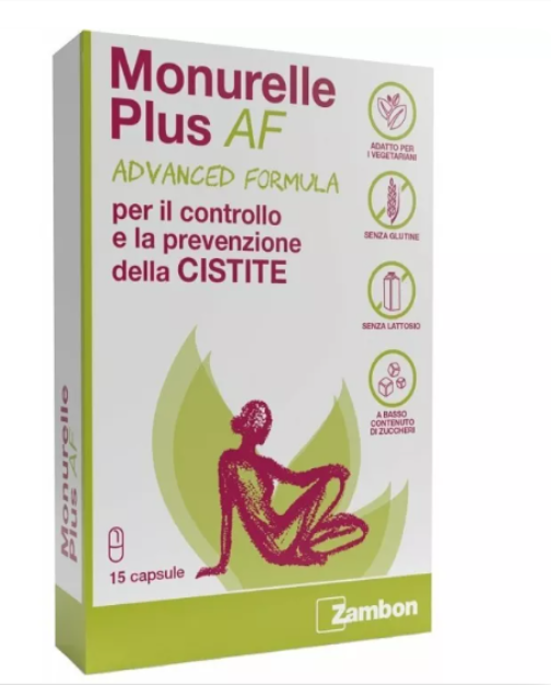 Monurelle Plus AF Advanced Formula Prodotto Contro Infezione del Tratto Urinario 15 capsule