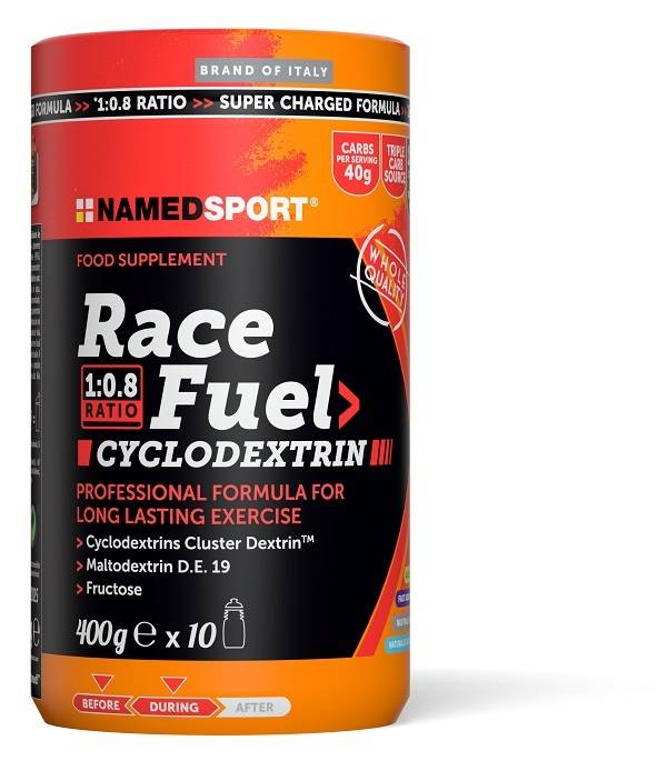Named Sport Race Fuel Cyclodextrin Miscela Pro - Energetica per Sportivi 400 g