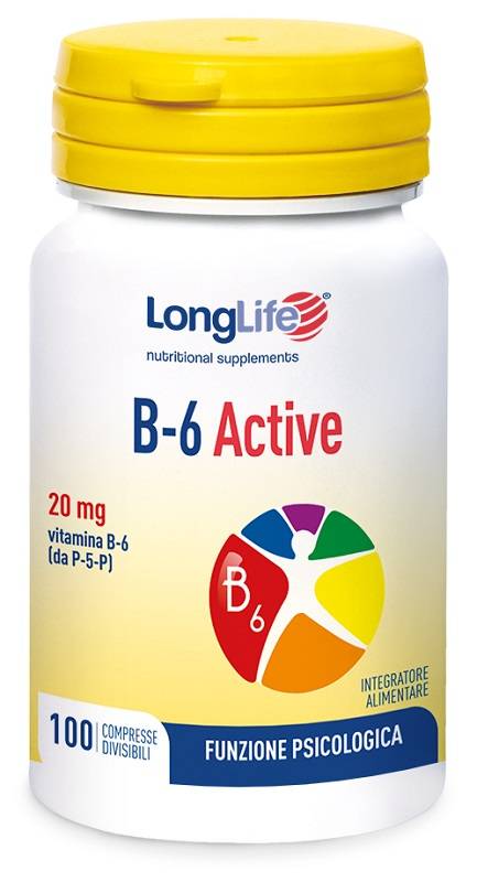 Longlife B6 Active Integratore di Vitamina B6 100 compresse