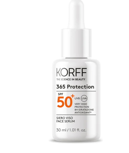 Korff 365 Protection Siero Viso Antiossidante Alta Protezione SPF50+ 30ml