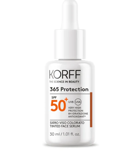Korff 365 Protection Siero Viso Colorato Antiossidante Alta Protezione SPF50+ 30ml