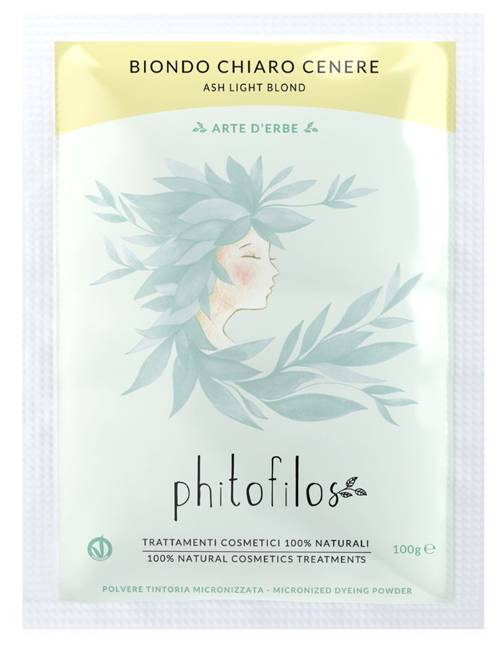 Phitofilos Erbe Tintorie Biondo Chiaro Cenere Riflessanti 100 % naturale 100 g