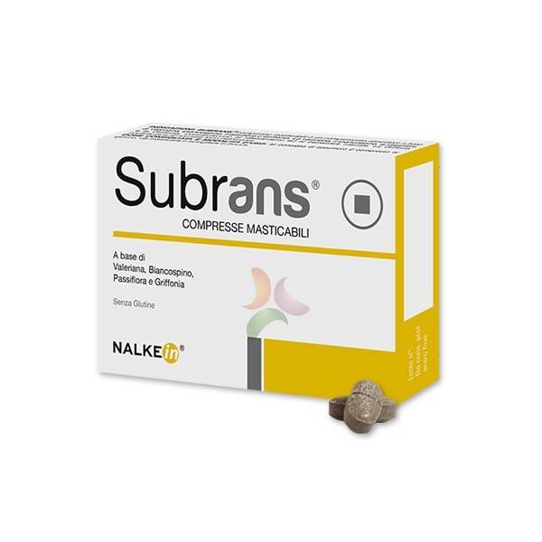 Nalkein Subrans Rimedio Naturale per Ansia e Stress 20 compresse masticabili