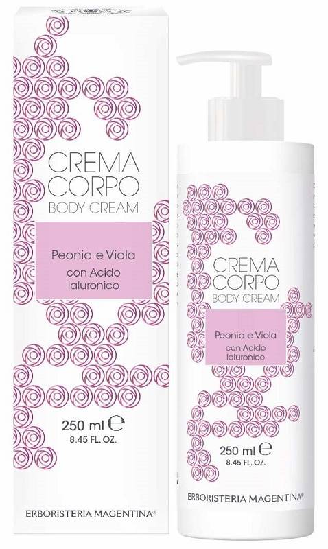 Erboristeria Magentina Crema Corpo Peonia e Viola Idratante 250 ml
