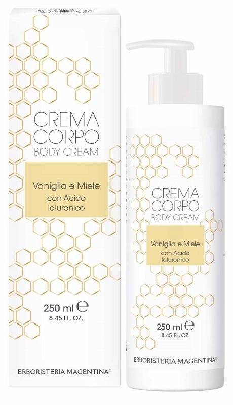 Erboristeria Magentina Crema Corpo Vaniglia e Miele Idratante 250 ml