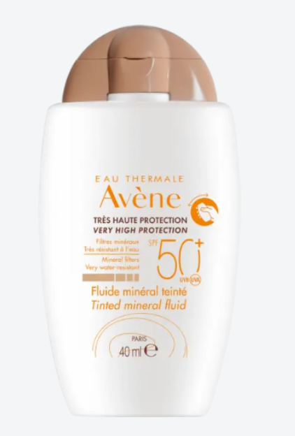 Avène Solare Fluido Minerale SPF50+ Colorato Protezione Solare Viso 40 ml
