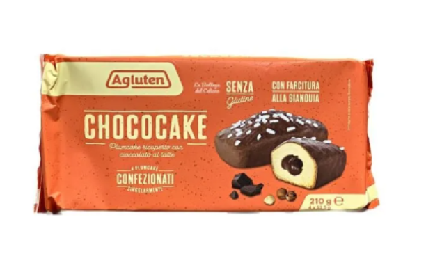 Agluten Chococake Plumcake al Cioccolato Senza Glutine 210 g