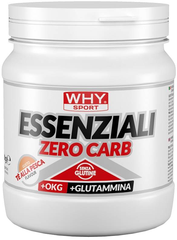 Whysport Essenziali Zero Carb Integratore di Aminoacidi Gusto Tè alla Pesca 210 g