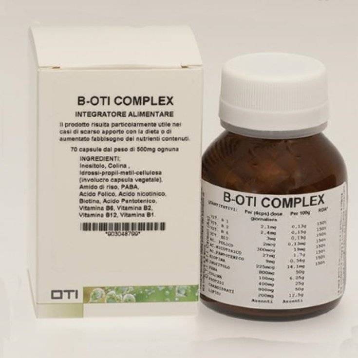 Oti B - Oti Complex Integratore Vitaminico Nuova Formulazione 60 capsule