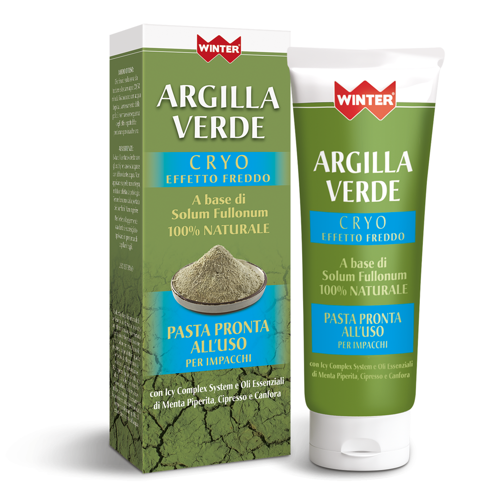 Winter Argilla Verde Cryo Effetto Freddo Crema per Tensioni Muscolari 250 ml