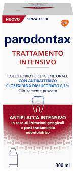 Parodontax Trattamento Intensivo Clorexidina 0,2% Collutorio Antiplacca 300 ml