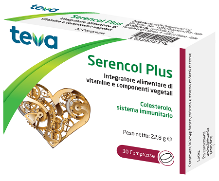 Teva Serencol Plus Integratore per il colesterolo 30 Compresse
