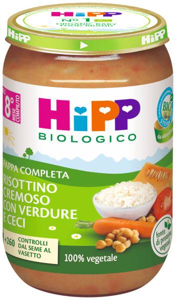 Hipp Risottino Cremoso con Verdure e Ceci 100% Naturale 220 grammi