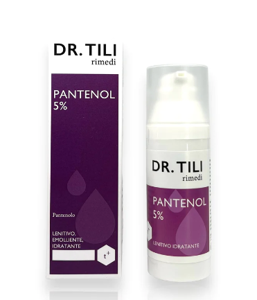 Dr Tili Rimedi Panthenol 5% Crema al Pantenolo Lenitiva ed Emolliente 50 ml