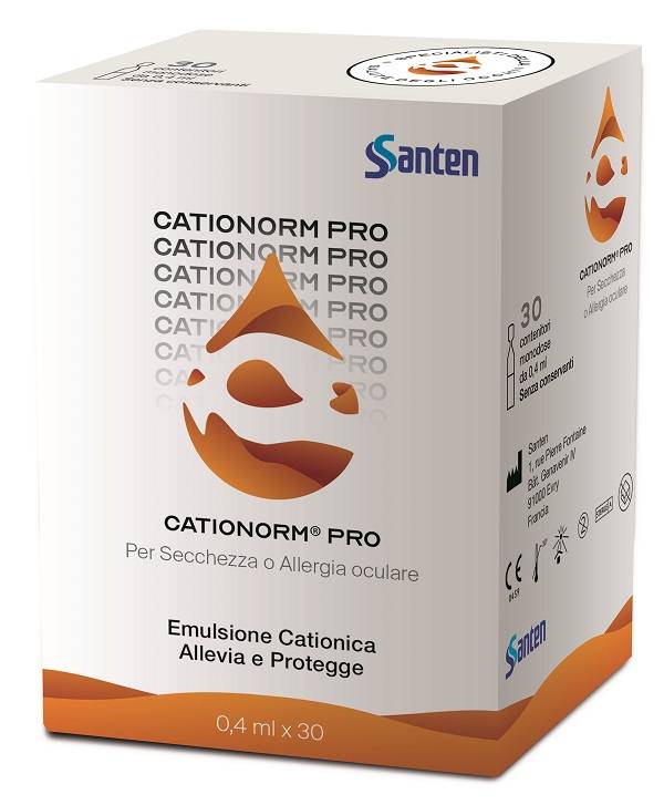 Cationorm Pro Ud 30 Flaconcini Monodose Da 0,4 Ml