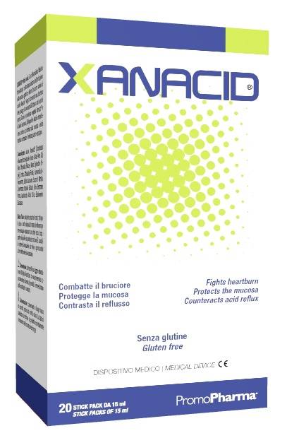 PromoPharma Xanacid Integratire per l'Acidità di Stomaco 20 stick pack
