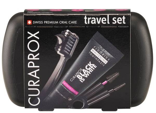 Curaprox Black is White Travel Set